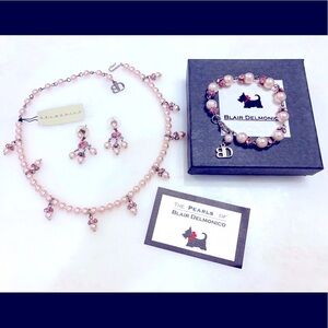 Vintage Blair Delmonico Pearl necklace set